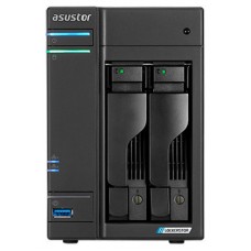 NAS ASUSTOR TOWER 2 BAY QUAD-CORE 4GB DDR4 M.2 SLOTS X2 2.5 GBE X 2 USB 3.2