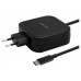 CARGADOR AISENS 65W PD3.0 QC3.0 1XUSB-C 1.2M NEGRO