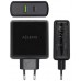 AISENS CARGADOR 48W 1xUSB-C PD3.0 30W 1xUSB-A QC3.0 18W NEGRO