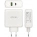 AISENS CARGADOR 48W 1xUSB-C PD3.0 30W 1xUSB-A QC3.0 18W BLANCO