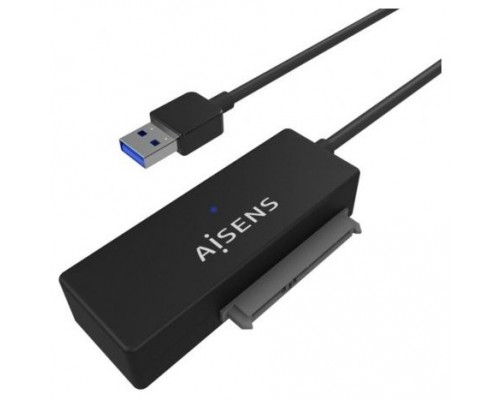 AISENS ADAPTADOR ASE-35A01B SATA A USB-A USB 3.0 3.1 GEN1 HDD 2.5" Y 3.5" NEGRO