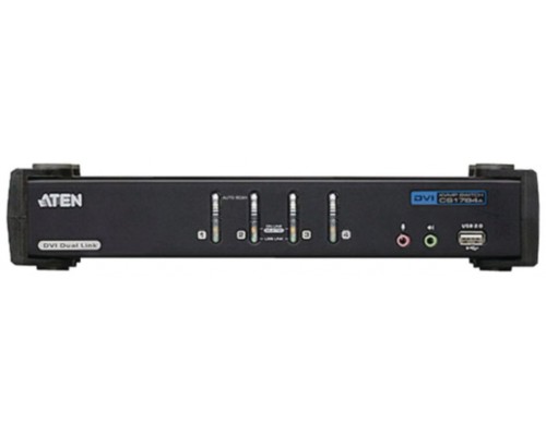 Aten CS1784A interruptor KVM Negro