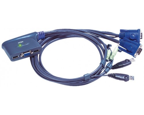 2-PORT USB VGA KVM SWITCH WITH CPNT