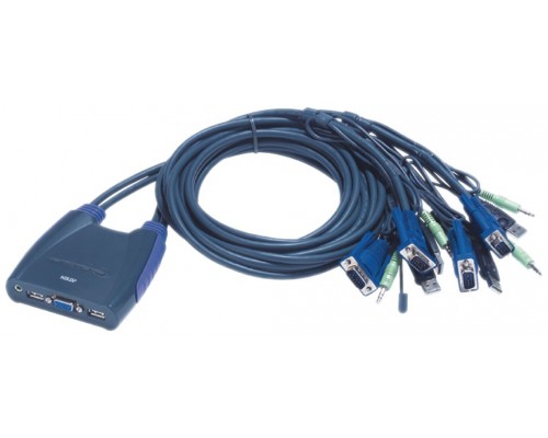 Aten CS64US interruptor KVM Azul