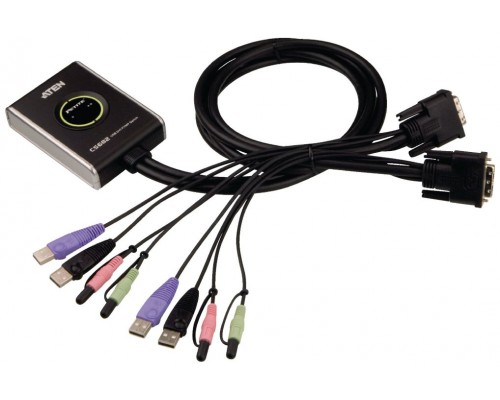 Aten CS682 interruptor KVM Negro