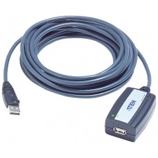 ATEN Cable extensor USB 2.0 de 5 m (soporta conexión en cadena hasta 25 m)