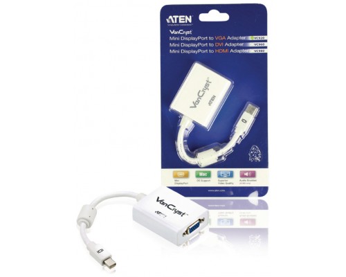 Aten VC920 1 x Mini DisplayPort Male (White) 1 x HDB-15 Female (Blue) Blanco