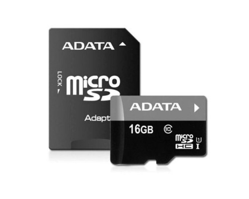 ADATA MicroSDHC 16GB UHS-I CLASS10 c/adapt