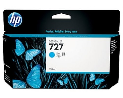 HP Cartucho de tinta DesignJet 727 cian de 130 ml