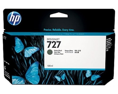 HP Cartucho de tinta DesignJet 727 negro mate de 130 ml