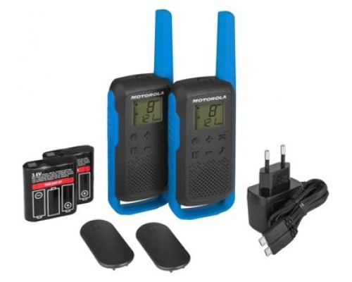 MOTOROLA T62 Walkie Talkie 8Km 16CH Azul Duo