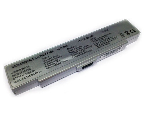 Sony VAIO 5200mAh VGP-BPL2A/S BPL2C/S BPS2A/S BPS2C/S (plata)