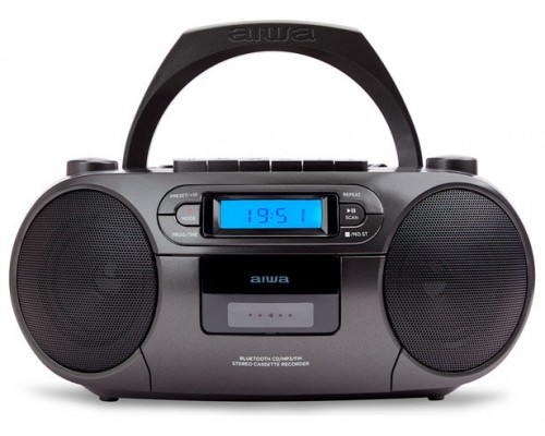 Radio cd cassette portatil aiwa bbtc - 550