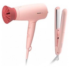 SECADOR DE PELO + PLANCHA DE PELO PHILIPS BHP398/00 SERIES 3000 THERMO PROTECT 1600W