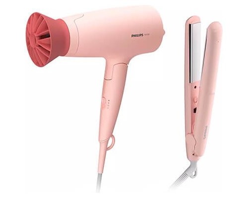 SECADOR DE PELO + PLANCHA DE PELO PHILIPS BHP398/00 SERIES 3000 THERMO PROTECT 1600W