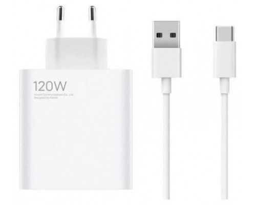 CARGADOR DE PARED XIAOMI MDY-13-EE 1XUSB TIPO-A 120W + CABLE