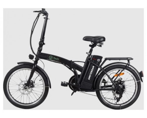 Youin BK1001 bicicleta eléctrica Negro Acero 50,8 cm (20") 24,4 kg Litio