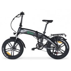 YOUIN EBIKE YOU-RIDE DAKAR - URBAN - FAT 20” X 4 - BAT. INTEGRADA Y EXTRAIBLE - NEGRO/GRIS