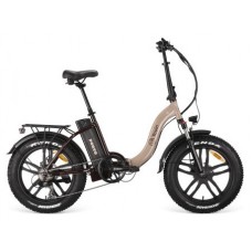 EBIKE  PORTO - URBAN - FAT 20” X 4 - BAT.EXTRAIBLE  - NEGRO/OCRE