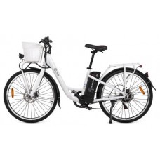 YOUIN YOURIDE Paris - PASEO - RUEDA 26” - BAT. INTEGRADA Y EXTRAIBLE - BLANCA