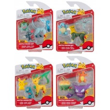 Pack 3 fuguras pokemon batalla ola