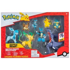 Pack 8 figuras pokemon batalla region