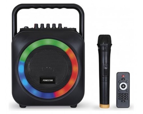 Altavoz portatil fonestar box - 35led bluetooth karaoke