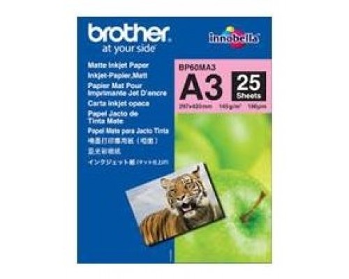 Papel brother inyeccion mate bp60ma3 25