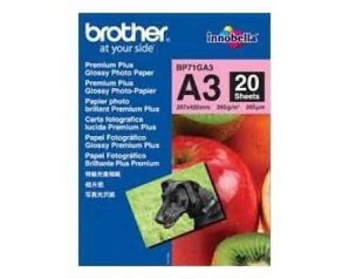 Papel brother foto brillante bp71ga a3