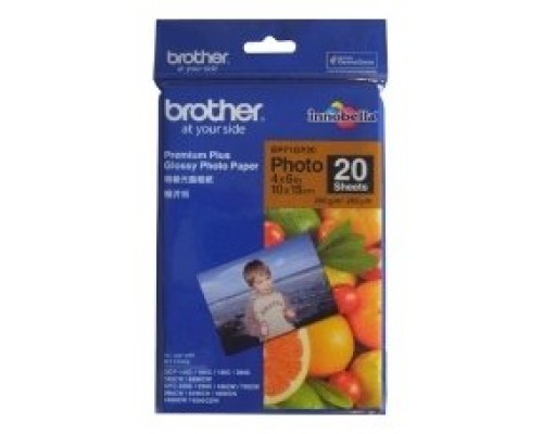 Papel foto brother brillante lbp71gp20 20