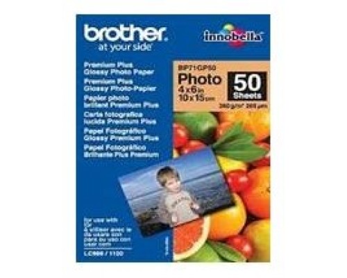 Papel brother foto brillante bp71gp50 50