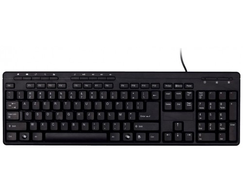 BLUESTORK SLIM MULTIMEDIA USB KEYBOARD - BLACK - SPANISH LAYOUT (BS-KB-MFIRST2/SP)