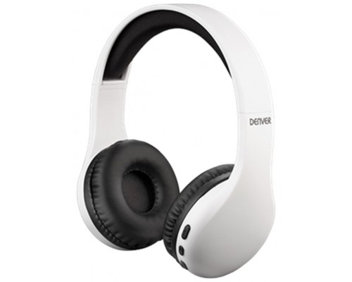 Auriculares inalambricos denver bth - 240white bluetooth blanco