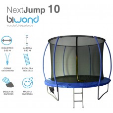 Trampolín Cama Elástica 3.05m NextJump 10 Biwond Azul