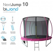 Trampolín Cama Elástica 3.05m NextJump 10 Biwond Rosa