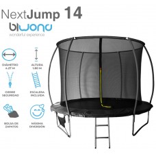 Trampolín Cama Elástica 4.27m NextJump 14 Biwond Negro