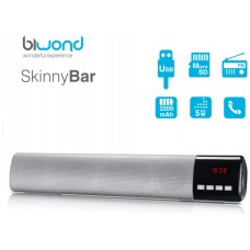 Barra de Sonido 10W SkinnyBar Biwond Plata