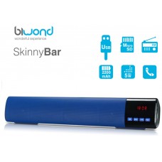 Barra de Sonido 10W SkinnyBar Biwond Azul