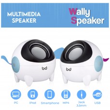 Altavoces Multimedia 3WX2 Wally Speaker Biwond