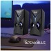 Altavoces Gaming LED Azul 3WX2 SpeakBlue Biwond