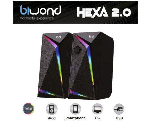 Altavoces Gaming 5WX2 HEXA 2.0 Biwond