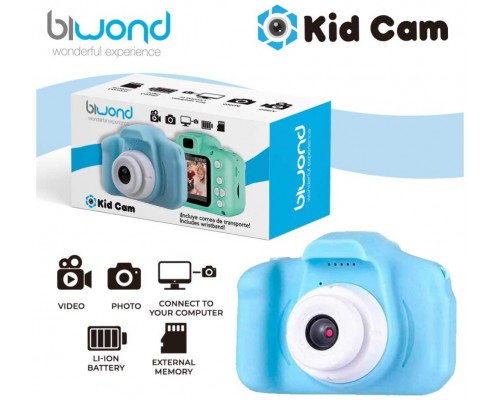 Cámara Infantil Biwond Kid Cam Azul