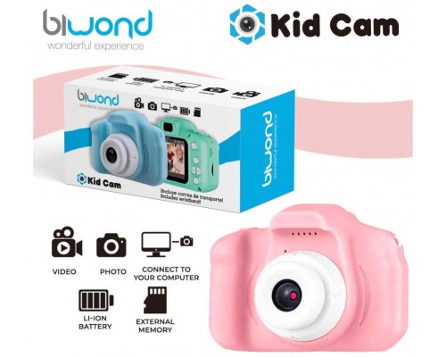 Cámara Infantil Biwond Kid Cam Rosa