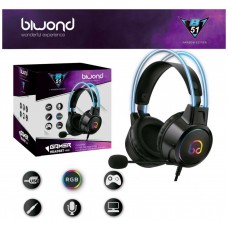 Auricular Gaming Biwond B51 Pro Rainbow Edition