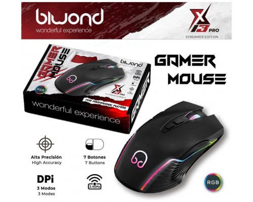 Ratón Gaming Biwond X13 Pro Inalámbrico Streamer Edition