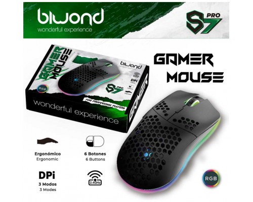 Ratón Gaming Biwond S7 Pro Inalámbrico