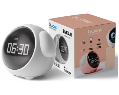 Reloj Despertador Biwond Emoji Clock Blanco