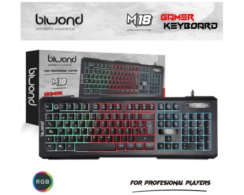 Teclado Gaming Biwond M18 Pro Streamer Edition