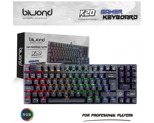 Teclado Mecánico Gaming Biwond K20 Pro Tournament Edition