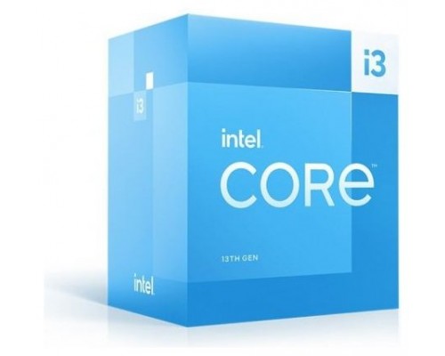 CPU 13TH GENERATION INTEL CORE I3-13100  3.4GHZ  12M LGA1700  SOPORTE GRAFICO   BX8071513100 99C6TX